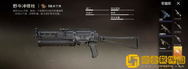 和平精英冲锋枪有什么区别