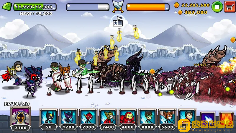 英雄战争超级火柴人防御