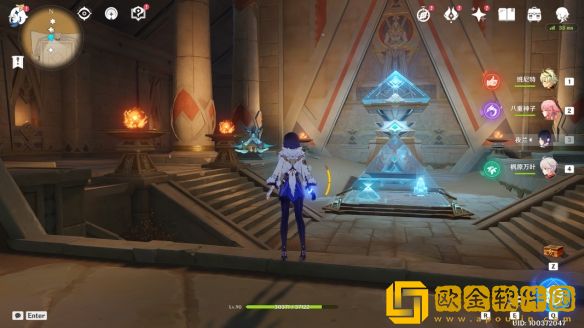 原神3.1沙漠草神瞳分布在哪里