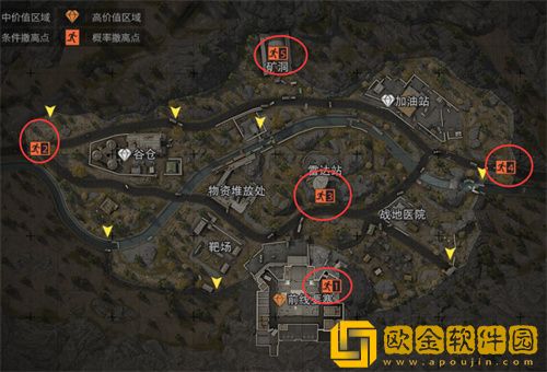 暗区突围前线要塞撤离点在哪-暗区突围撤离点位置及条件介绍