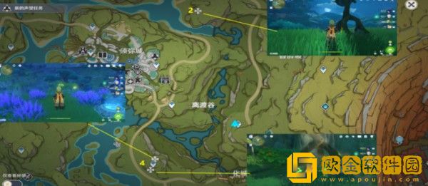 原神须弥木晶蝶采集线路是怎样的