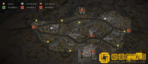 暗区突围各地图保险箱位置在哪里