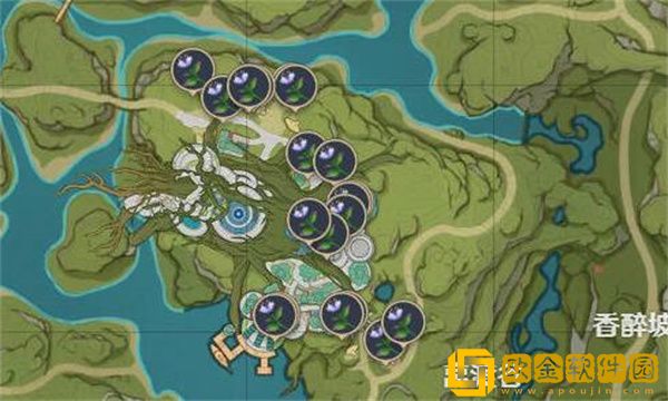 原神帕蒂沙兰分布具体位置在哪里