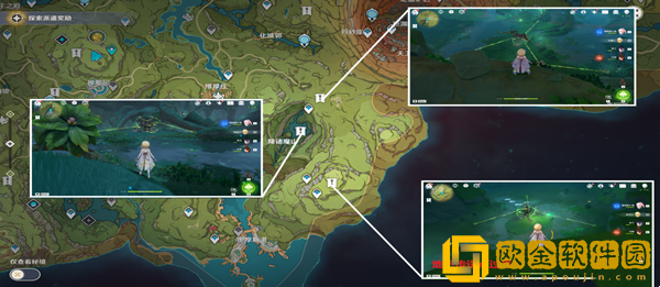 原神石头锁位置在哪里