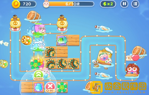 保卫萝卜4阿波尼克号第24关怎么玩