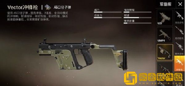 和平精英冲锋枪有什么区别