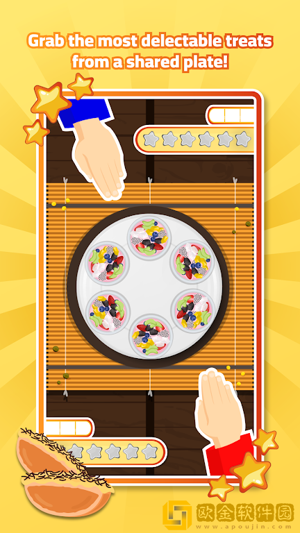 餐盘夺食物战争