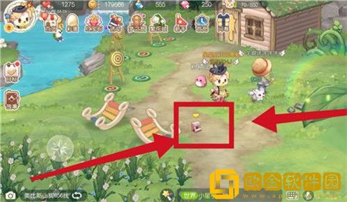 奥比岛手游神秘船长明信片位置在哪里