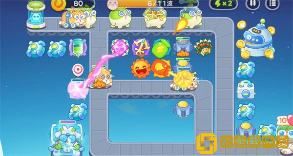 保卫萝卜4太空穿越45关如何通关