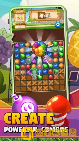 甜水果方块粉碎(Sweet Fruit Crush)