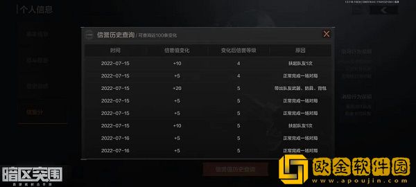 暗区突围信誉分怎么恢复-暗区突围信誉分恢复方法攻略