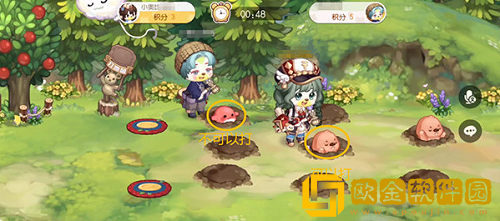 奥比岛梦想国度打地鼠怎么玩