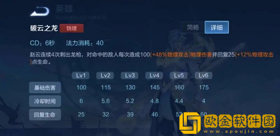 王者荣耀赵云有什么技能