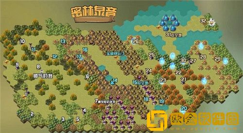 剑与远征奇境探险密林泉音怎么玩-剑与远征奇境探险密林泉音攻略路线图