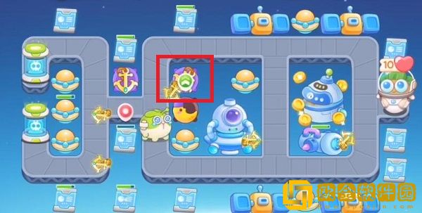 保卫萝卜4太空穿越第四关怎么通关