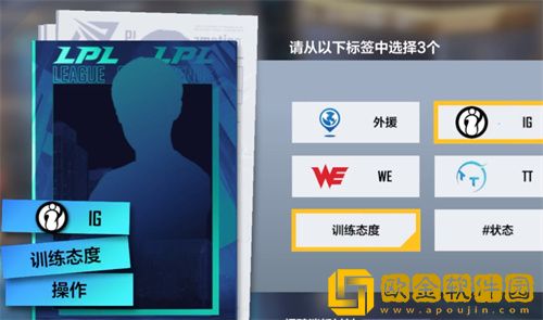 英雄联盟电竞经理选手标签有哪些