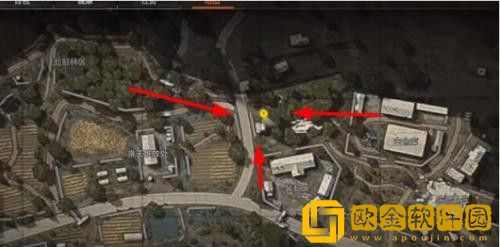 暗区突围带楼梯白色的房子位置在哪