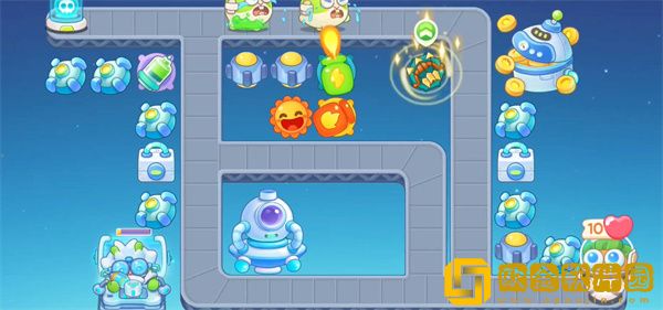 保卫萝卜4太空穿越45关如何通关