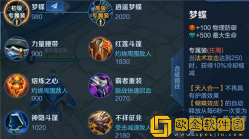 王者荣耀英雄专属装备有哪些-王者荣耀英雄专属装备大全最新