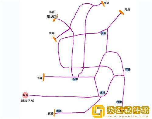 奥比岛手游迷雾森林地区路线是什么样子