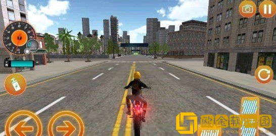 沉浸摩托车比赛