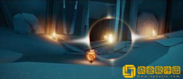 光遇暴风眼小金人位置在哪里-光遇暴风眼小金人位置一览