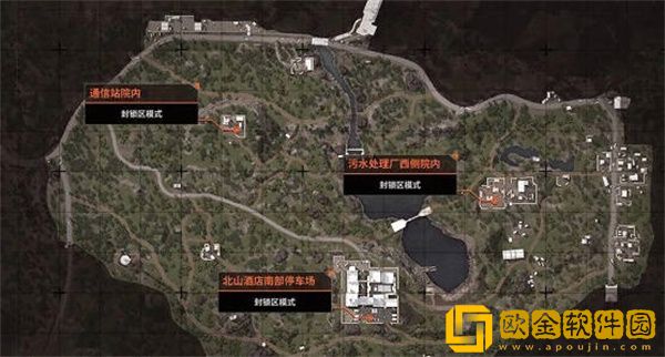 暗区突围空投罐位置在哪里