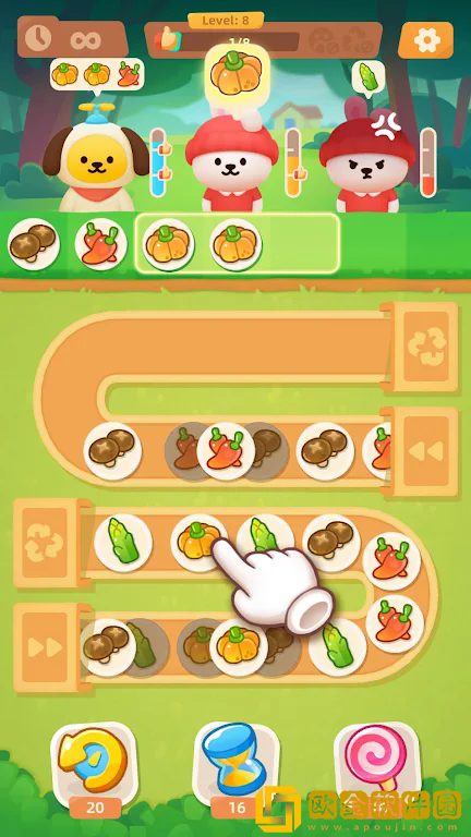 水果三重匹配(Fruit Jam 3D)