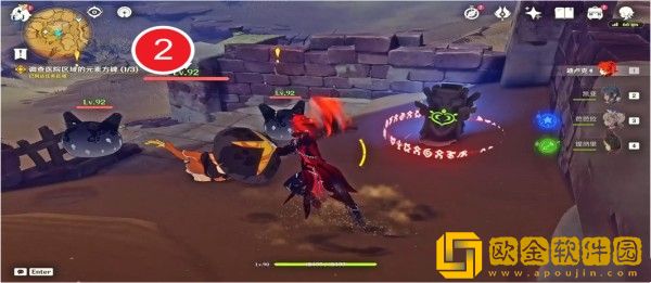 原神魔鳞病医院元素方碑在哪里