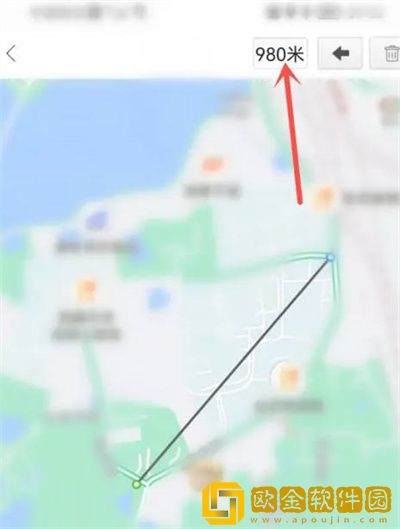 百度地图怎么测量两个城市之间距离