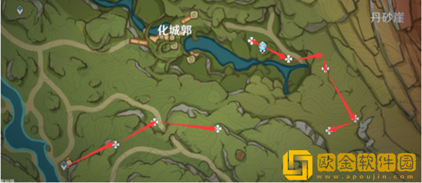 原神香辛果采集线路是怎样的