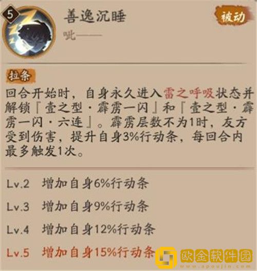 阴阳师我妻善逸的技能怎么样