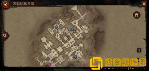 暗黑破坏神不朽库勒的藏书馆地图探索任务怎么做