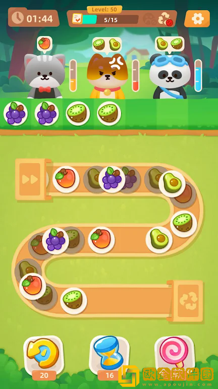 水果三重匹配(Fruit Jam 3D)