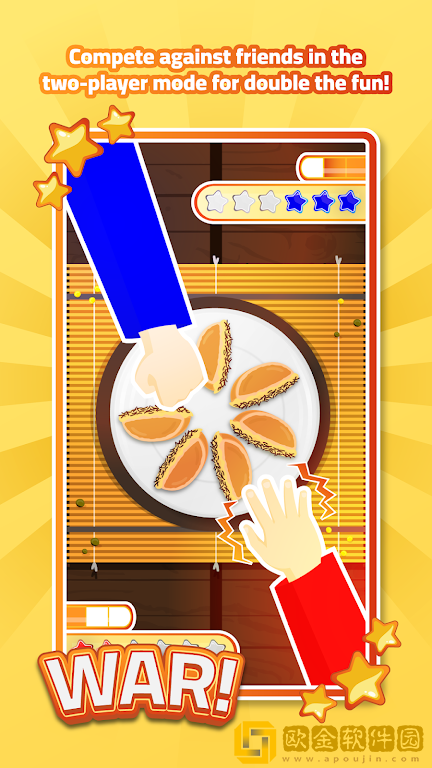 餐盘夺食物战争