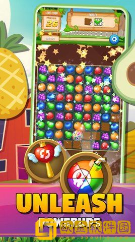 甜水果方块粉碎(Sweet Fruit Crush)