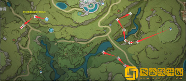 原神香辛果采集线路是怎样的
