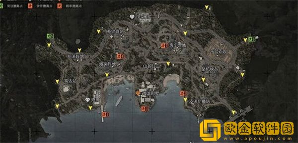 暗区突围出生点位置都分布在哪里