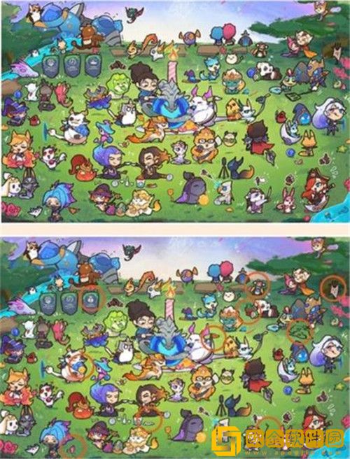 金铲铲之战找不同怎么玩