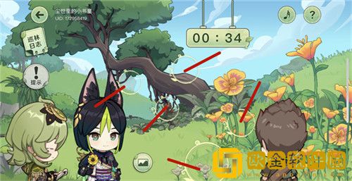 原神巡林小队三号林区位置在哪-原神巡林小队三号林区位置攻略