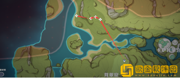 原神香辛果采集线路是怎样的