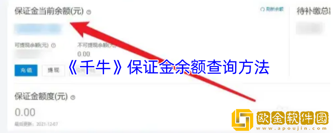 千牛的保证金余额怎么查询-千牛怎么查看自己的保证金