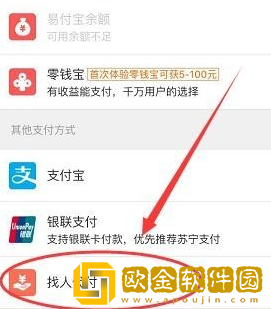 苏宁易购怎么找人代付