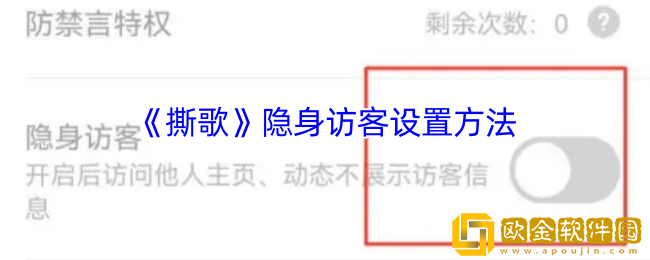 撕歌怎么隐身访问-撕歌app隐身访客设置方法