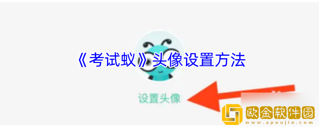 考试蚁怎么换头像-考试蚁头像设置方法