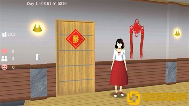 樱花校园模拟器春节版