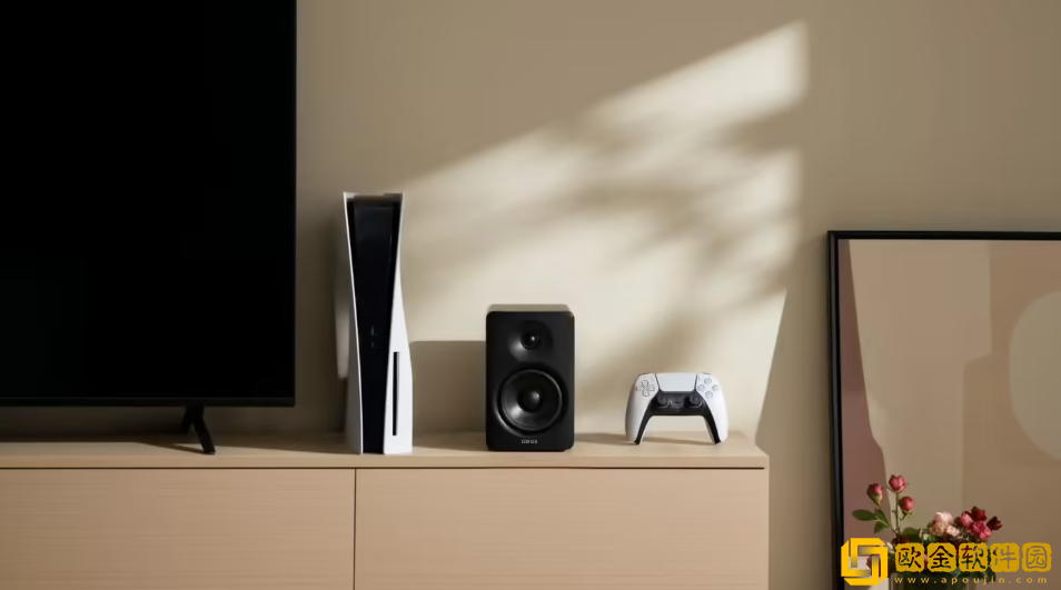 漫步者首款配HDMI-eARC的紧凑型有源音箱M90亮相CES2026