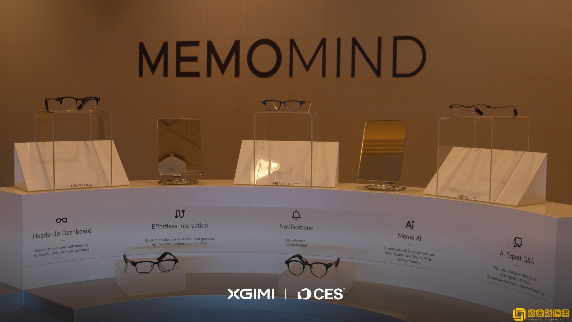 极米于CES2026发布AI眼镜品牌MemoMind