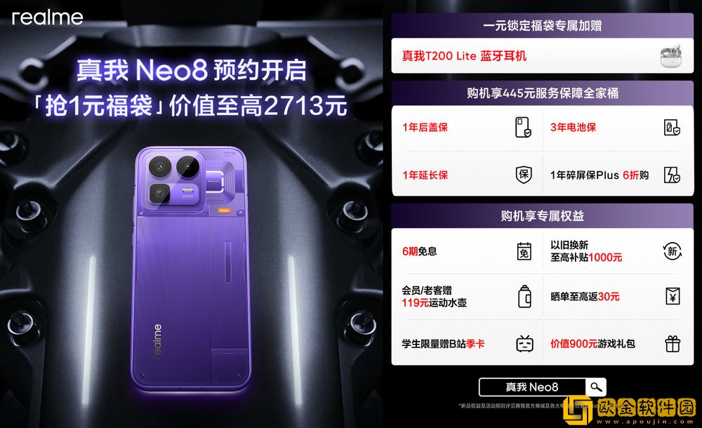 真我Neo8首发165Hz三星苍穹屏
