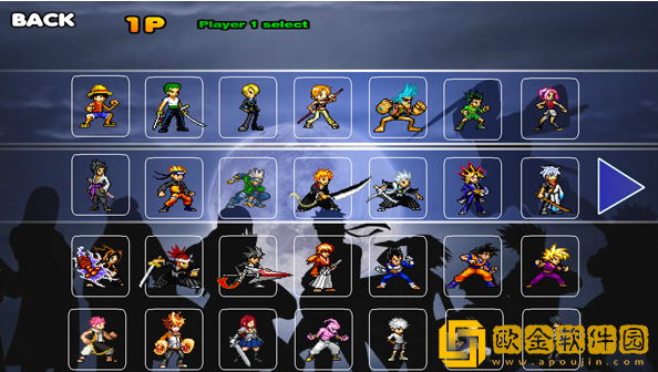 MUGEN动漫大乱斗秦始皇手游(Anime Stars Fighting)